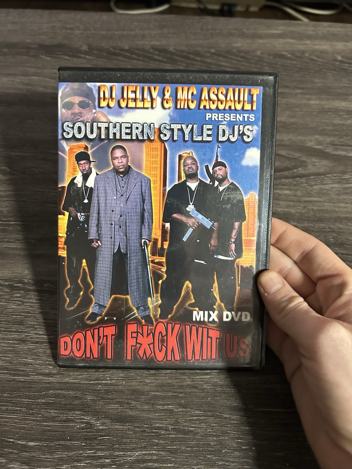 Dj Jelly & Mc Assault Don’t F Wit Us Southern Style Mix DVD Rare Rap Hip Hop 