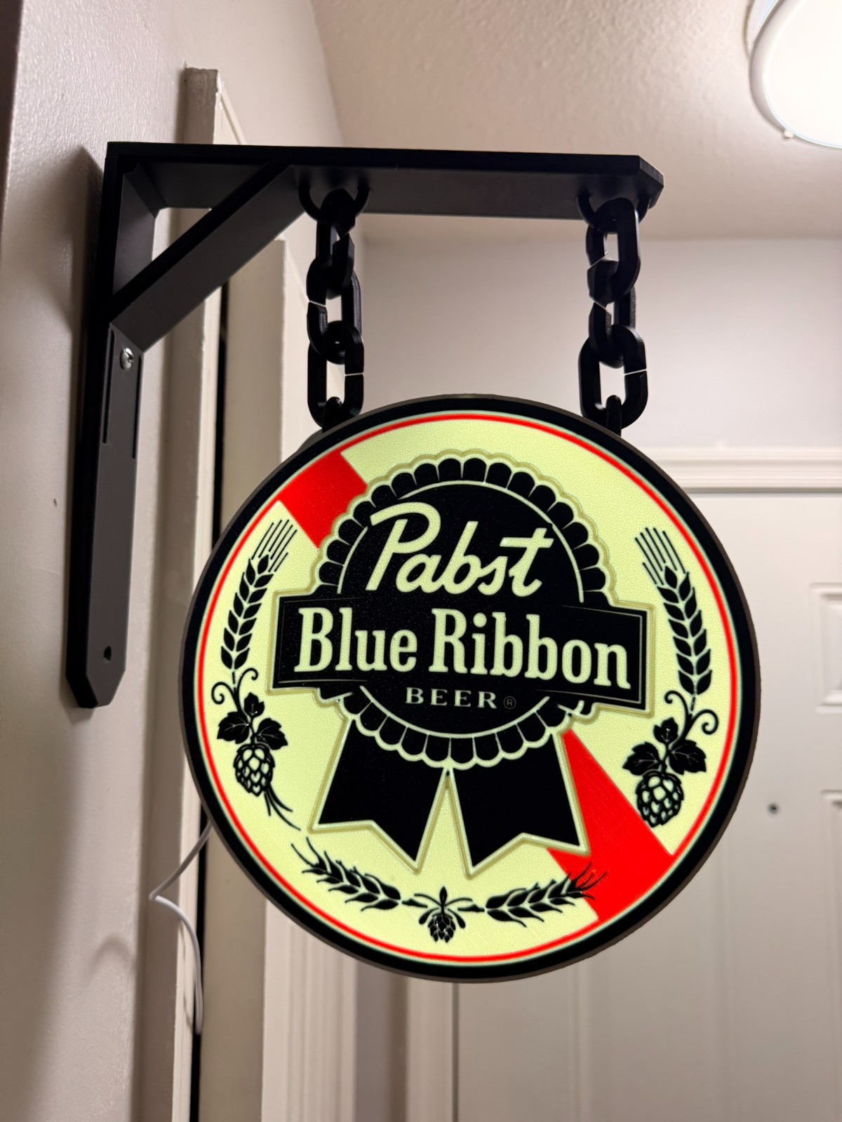 Pabst Blue Ribbon Lighted Sign Pabst Blue Ribbon Lighted Sign