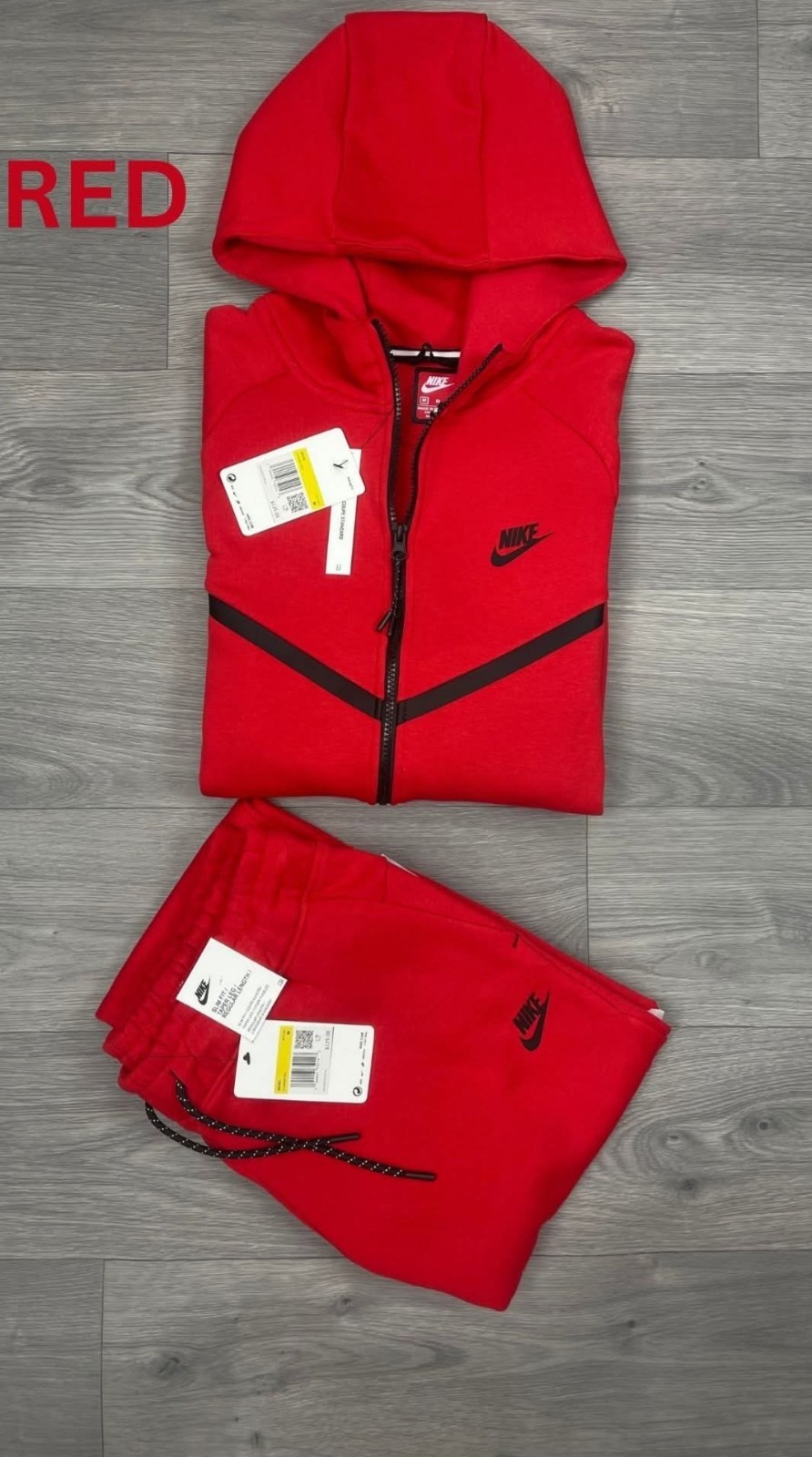 NIKE TECh Fleece Full Zip Up Tracksuit Hoodie & Pants