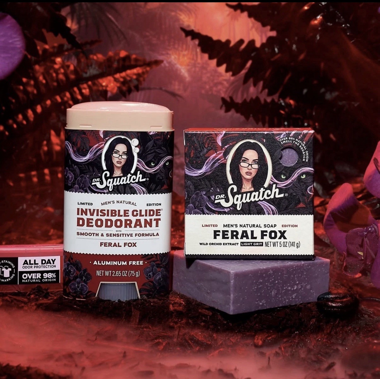 Dr Squatch Megan Fox “Feral Fox” Limited Edition Duo “Confirmed”