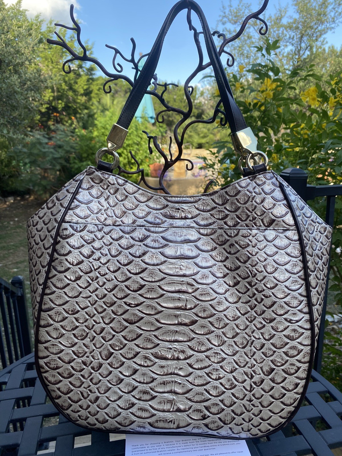 🔥BRAHMIN🔥Marianna Tote in Pearl Dogwood - EUC ⬇️💲REDUCED💲⬇️ 🔥BRAHMIN🔥Marianna Tote in Pearl Dogwood - EUC ⬇️💲REDUCED💲⬇️