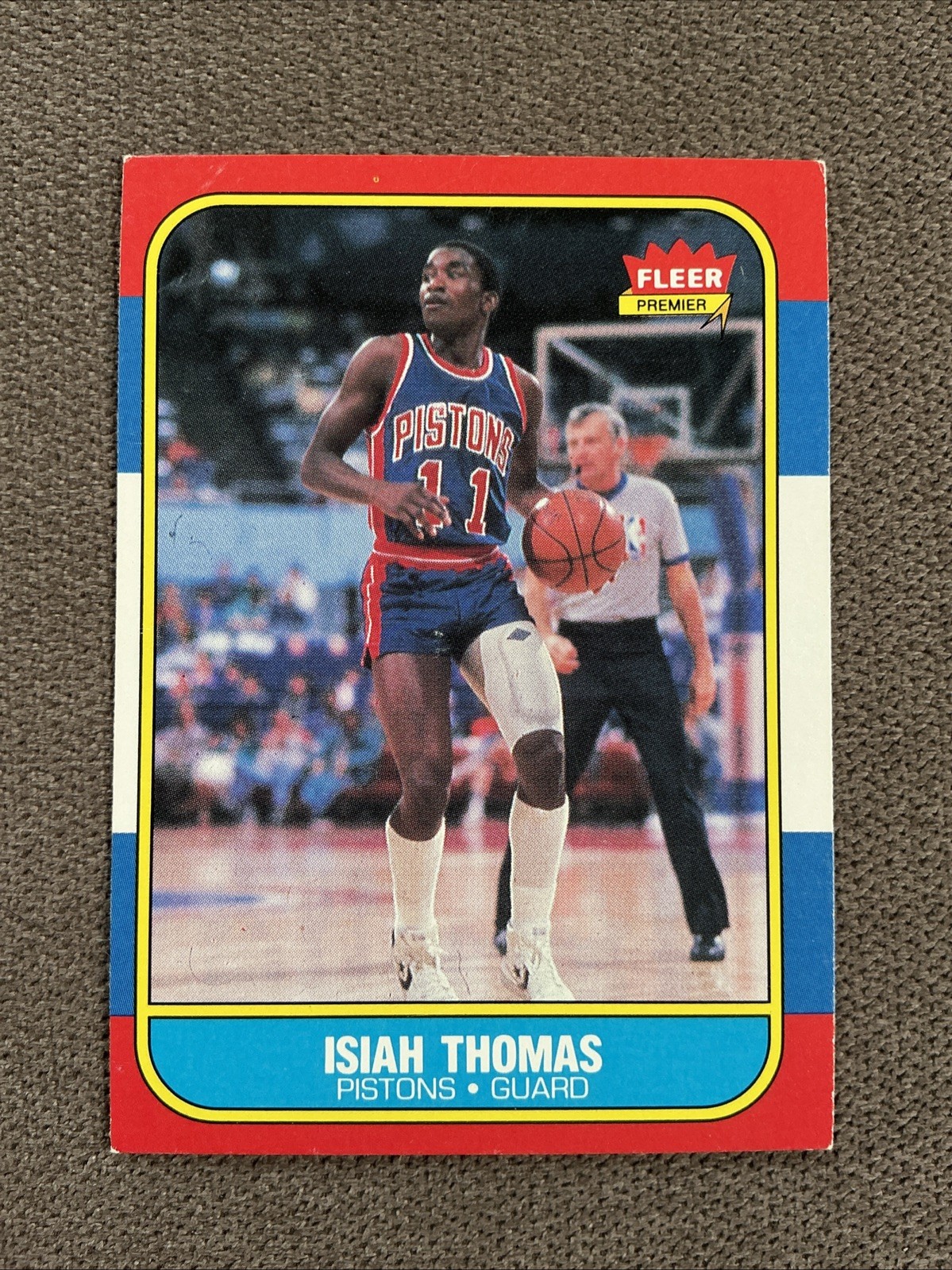 1986-87 Fleer - Isiah Thomas #109 (RC) Detroit Pistons HOF NM Sharp Clean Wow 😮