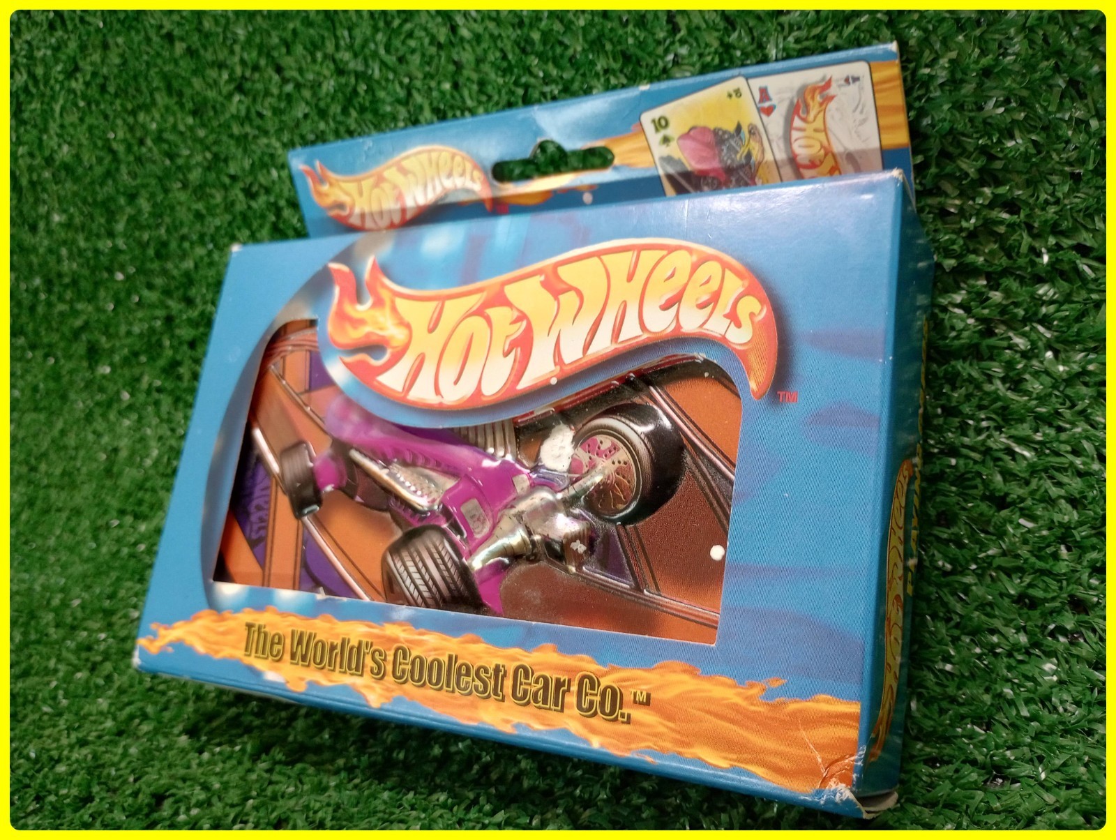 Vintage 2001 Hot Wheels Bicycle Playing Cards 2 Sealed Decks Collectors Tin Box
