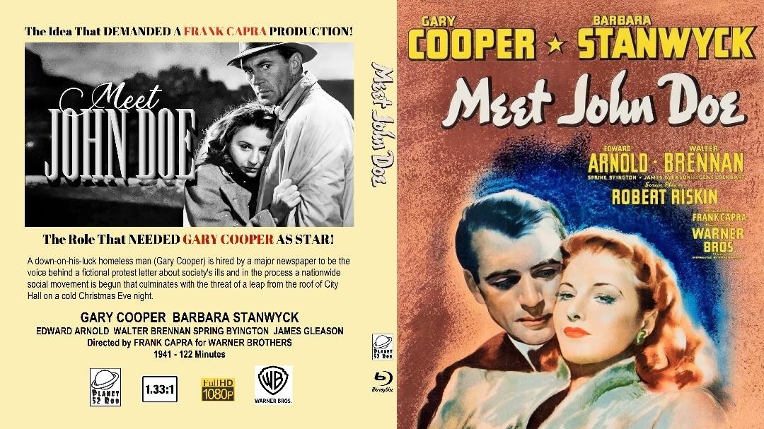 Meet John Doe (1941) 1080P BLURAY FILM CLASSIC