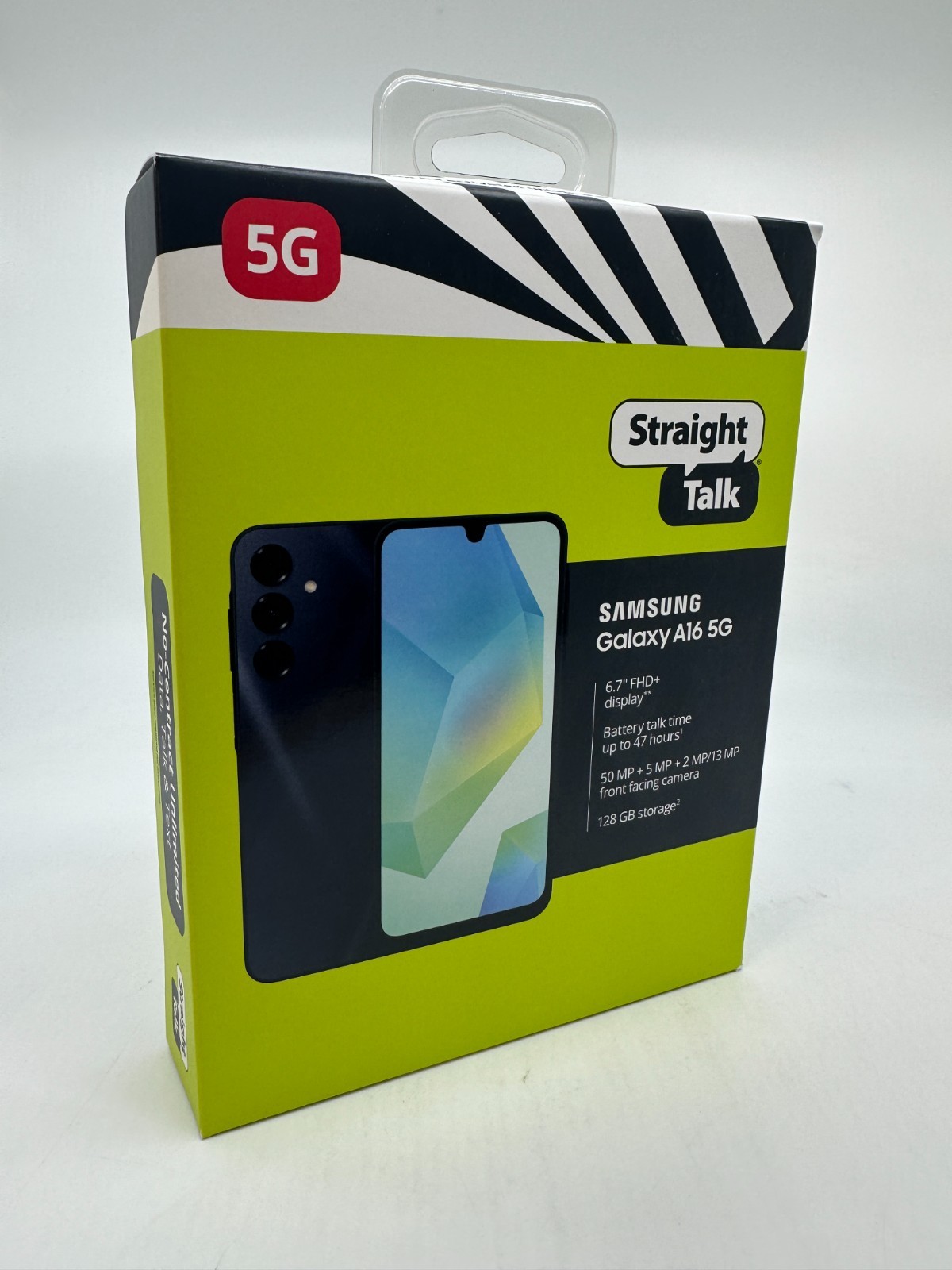 Straight Talk Samsung Galaxy A16, 128GB, 5G, Black Prepaid Smartphone 🔒 SEALED