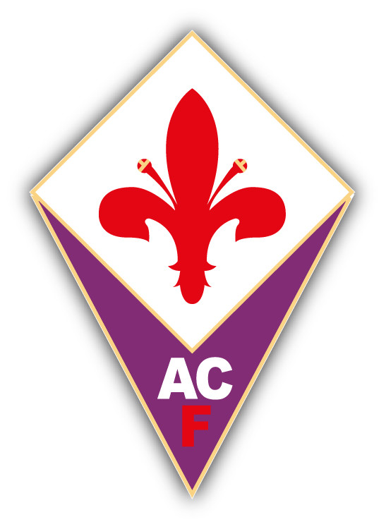 ACF Fiorentina Italy Soccer Football Car Bumper Sticker Decal 3\'\' x 5\'\'
