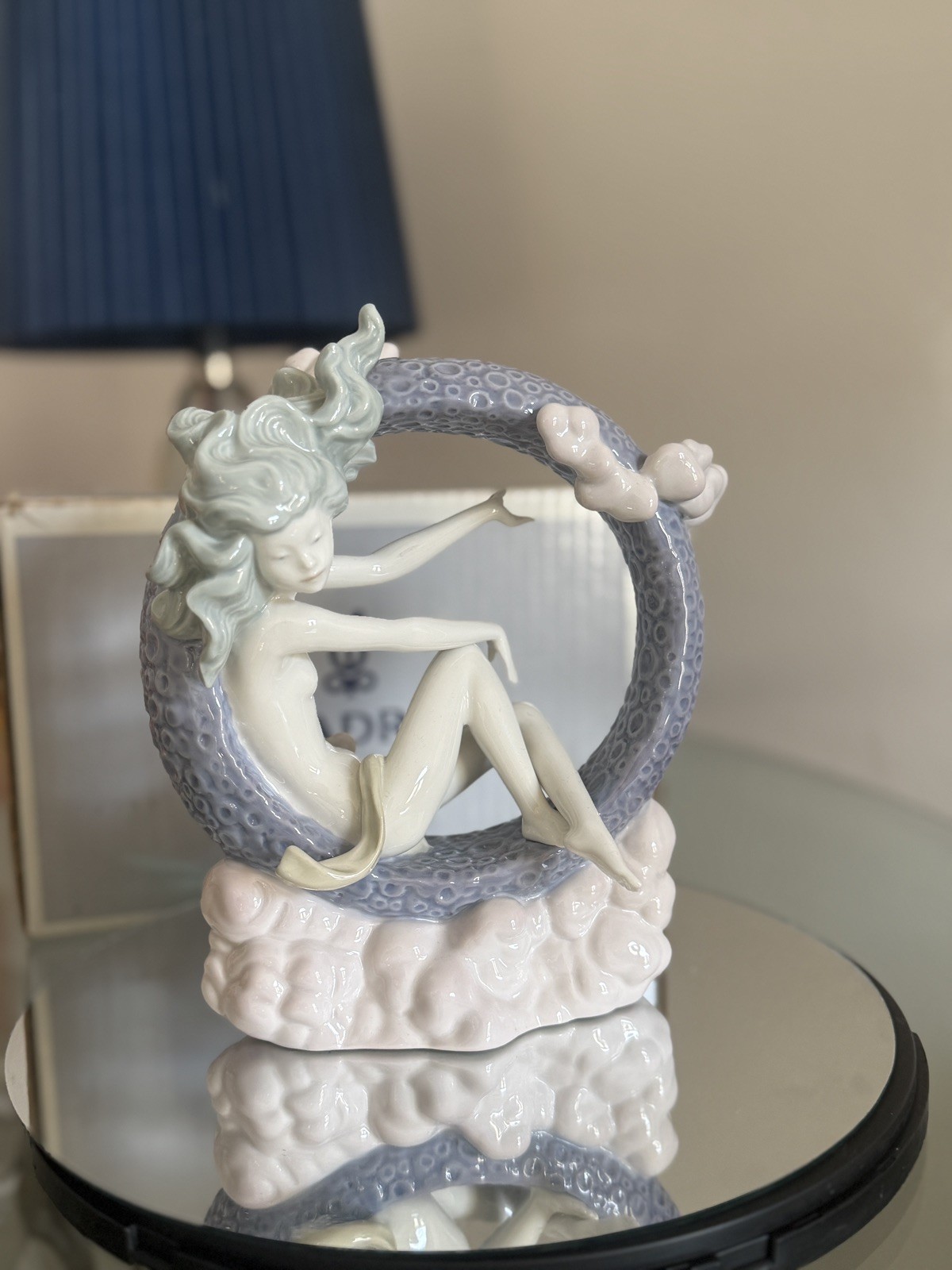 Lladro 1438 Full Moon Retired 1988 Porcelain Figurine Spain MINT 
