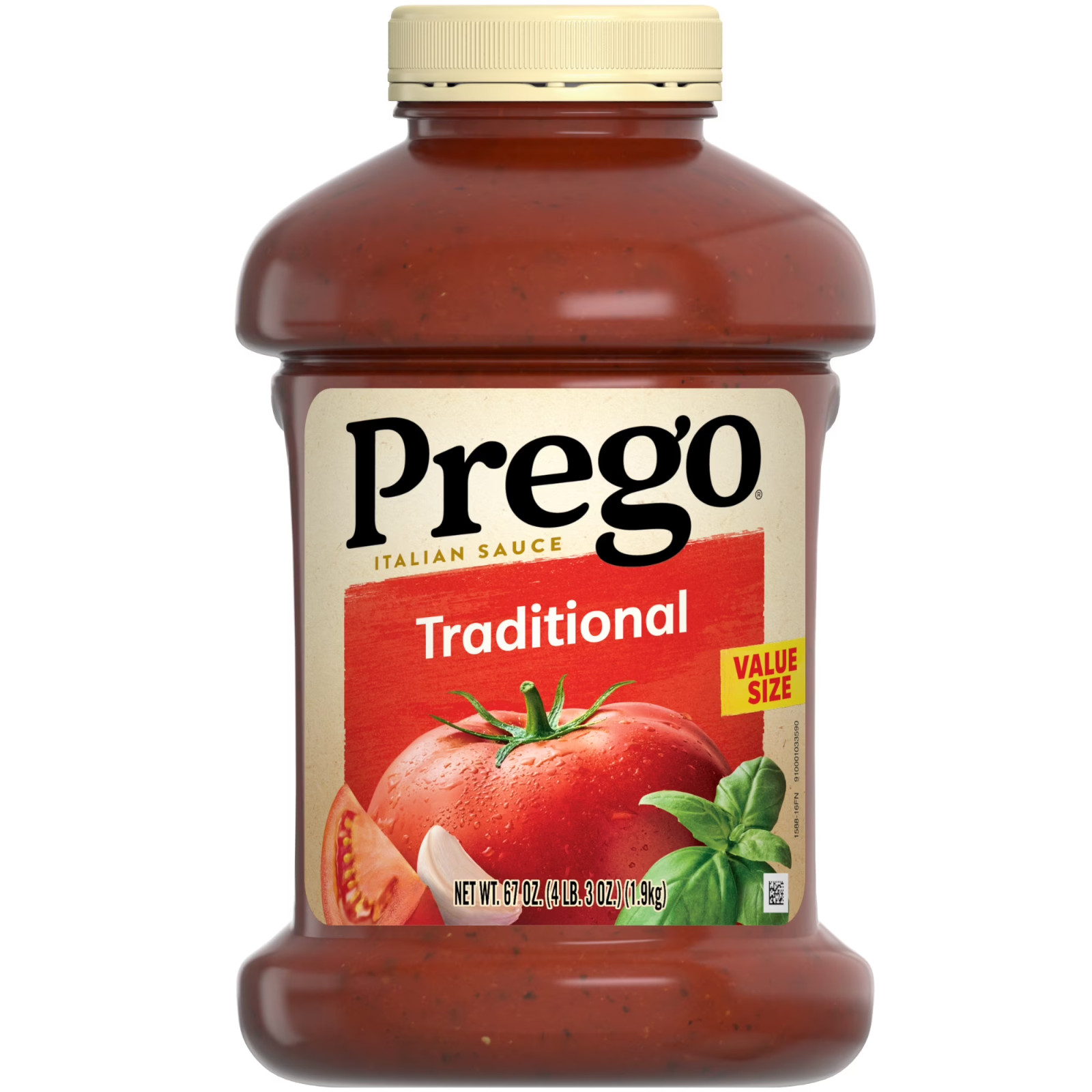 2 Pack Prego Traditional Pasta Sauce, 67 oz Jar....