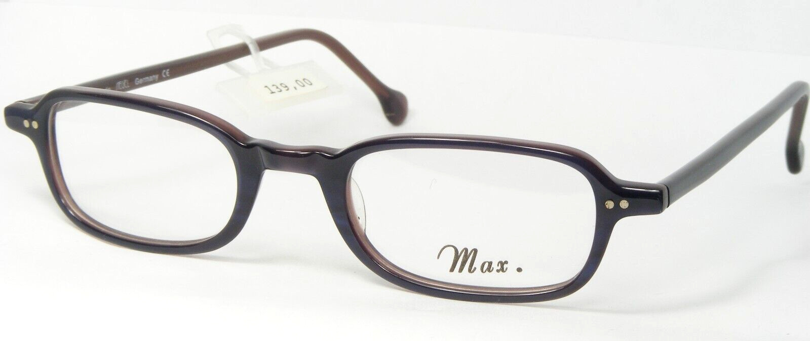 Vintage Max. SIEGEL CHESTER 515 BLUE /LILAC EYEGLASSES GLASSES FRAME 50-20-140mm