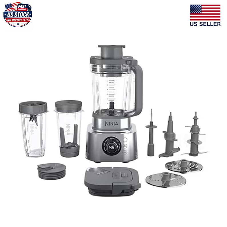 Ninja Foodi Power Blender & Processor System, 7 Functions, Silver, SS401 | 72-oz