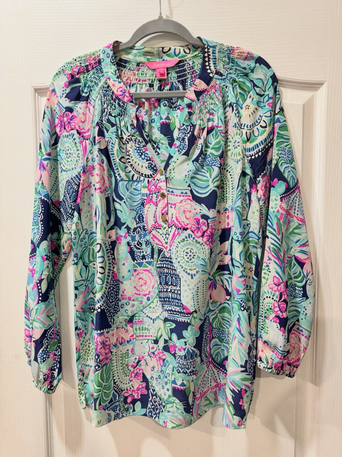 Lilly Pulitzer Women\'s Floral Blouse