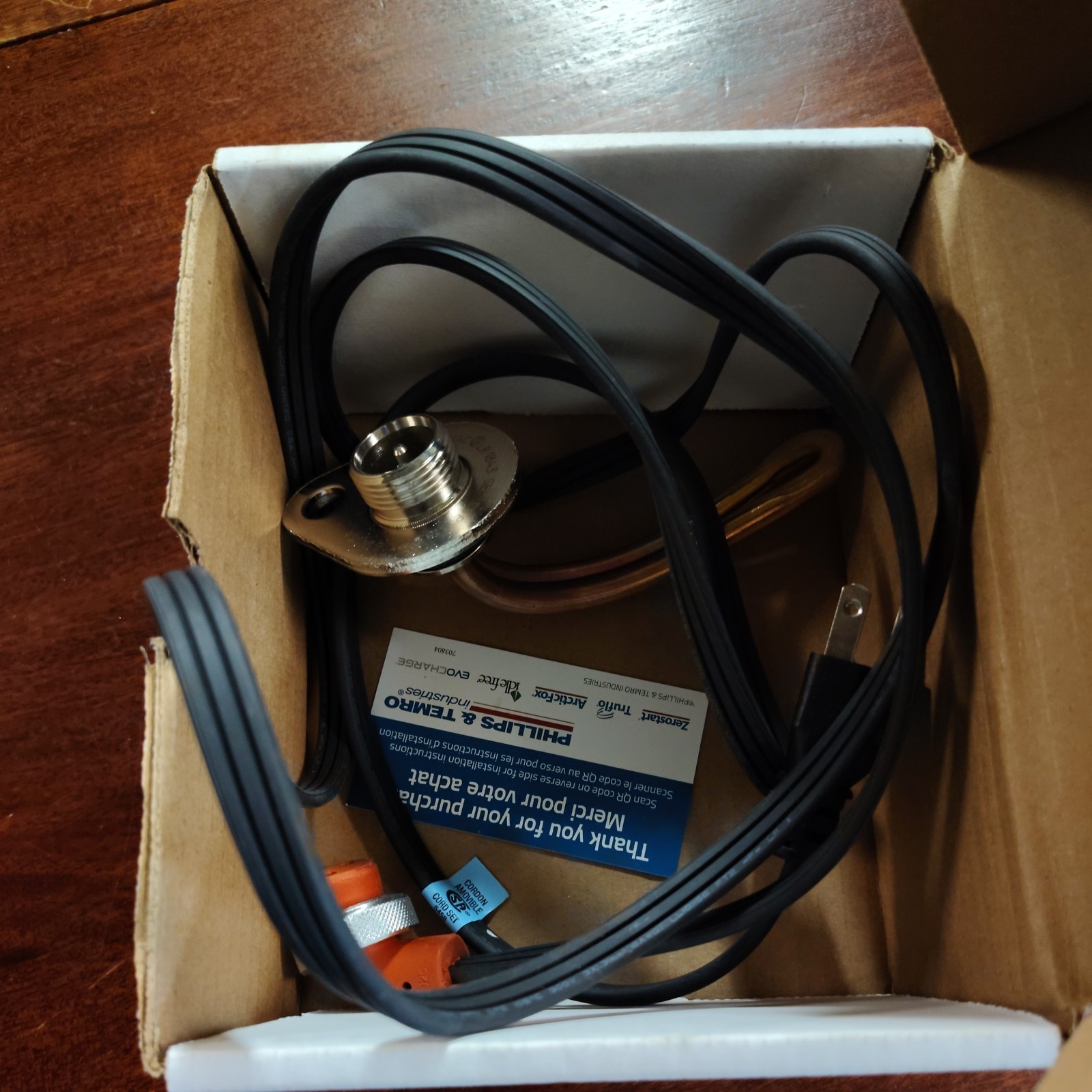 350-0107 OEM Phillips & Temro Zerostart Block Heater 1500W 120V 72\