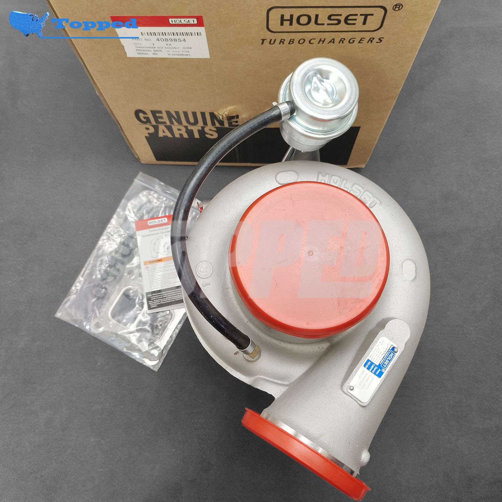New Turbochargers Direct HX55W Turbo 4035893 for Cummins M11 Replaces Holset