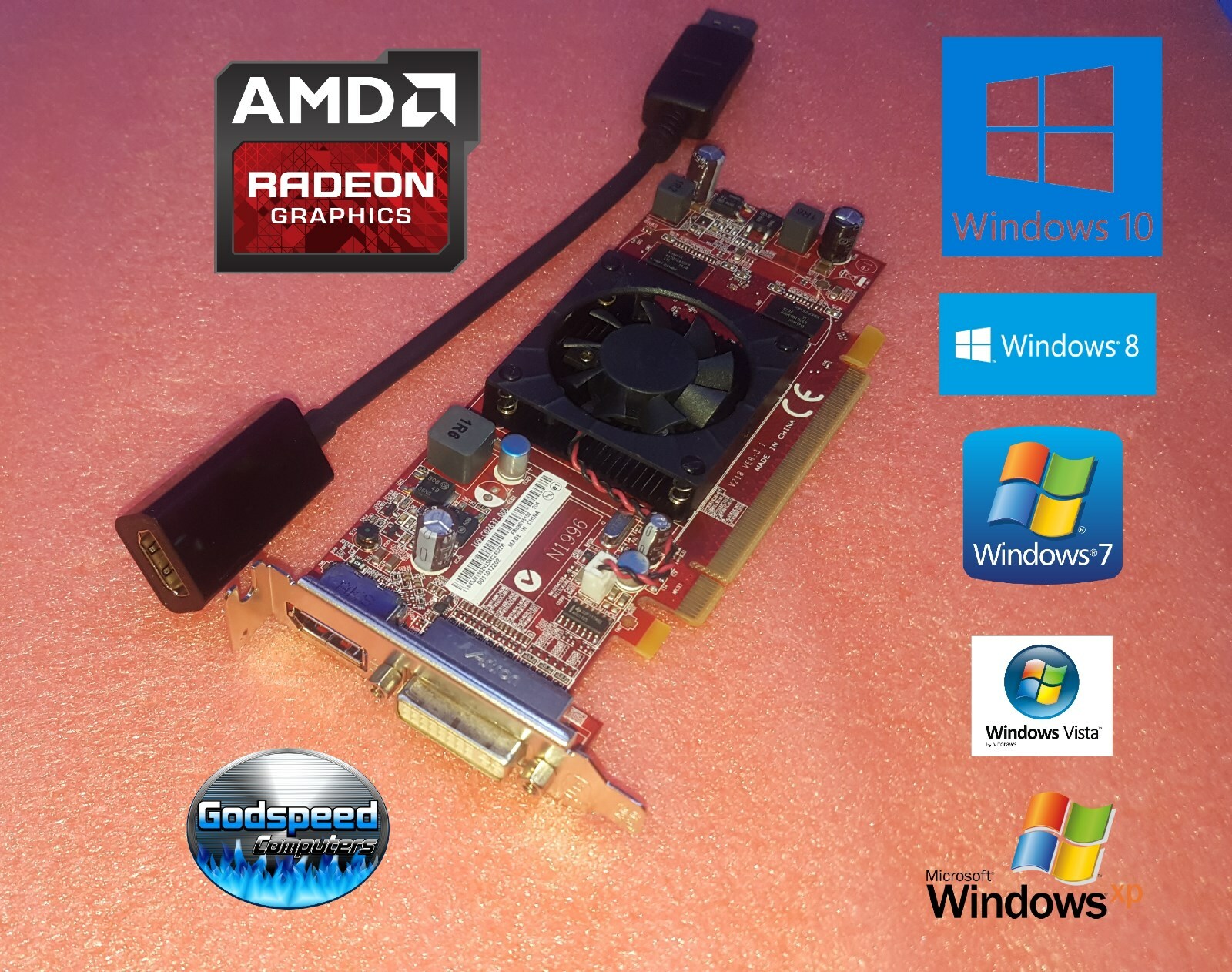 eMACHINES EL1833 EL1850 EL1850G EL1852 EL1852G EL1860 HDMI DVI DP Video Card