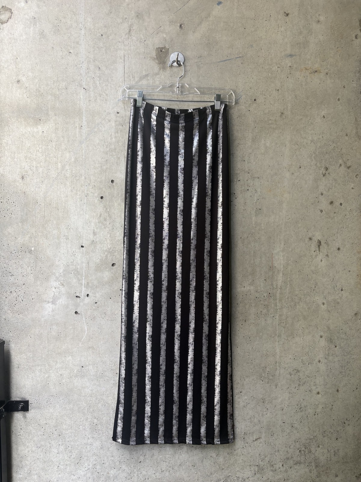 Rue 21 Metallic Striped Maxi Skirt
