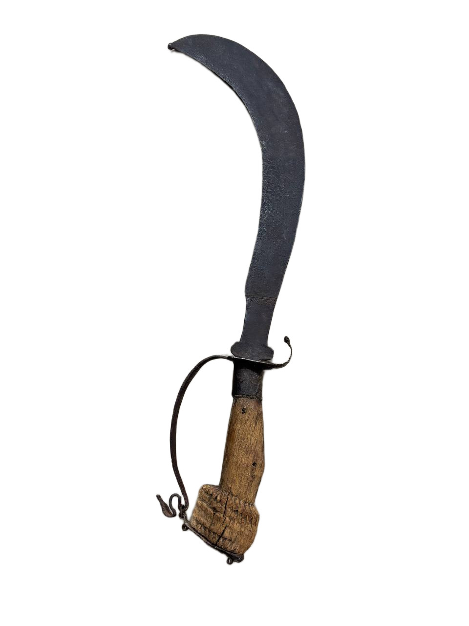 18C Antique Original South Curve Indian Kattti Dagger Period Collectible 