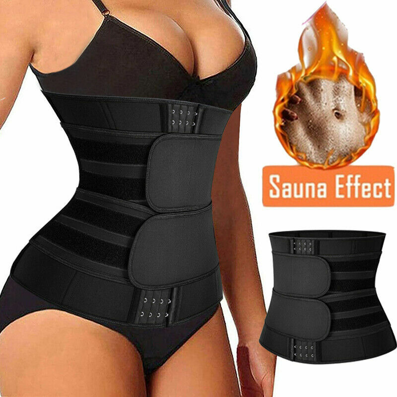 Fajas Colombianas Hot Reductoras Body Shaper Waist Trainer Long Torso Cincher US