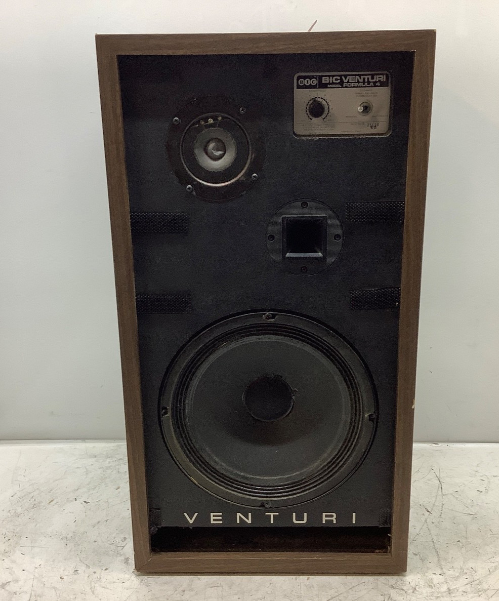 Vintage BIC Venturi Formula 4 Speaker - Single