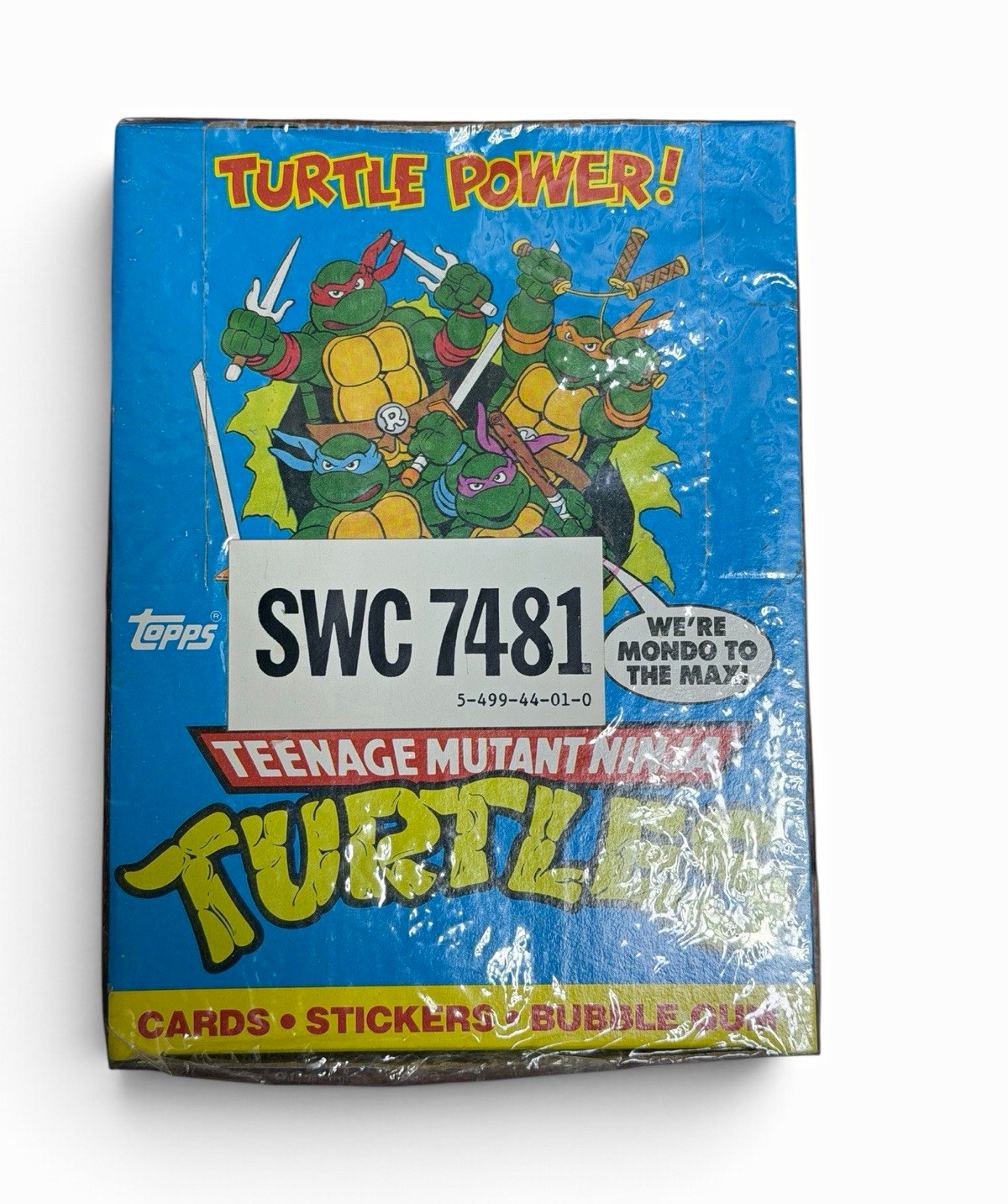1989 Topps TMNT Teenage Mutant Ninja Turtles 1st Series Wax Box 48 Sealed Packs 