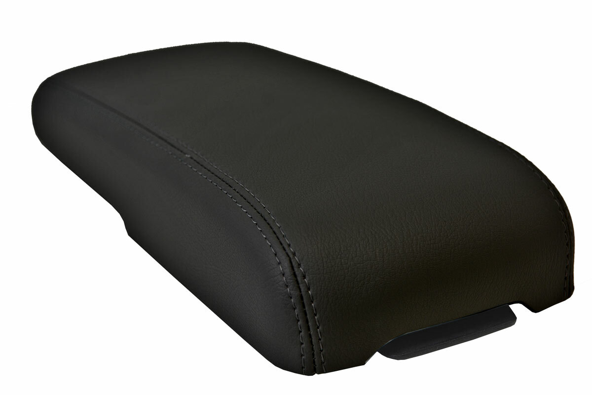Fits 1995-2005 Chevrolet Colorado PVC Leather Console Lid Armrest Cover Black
