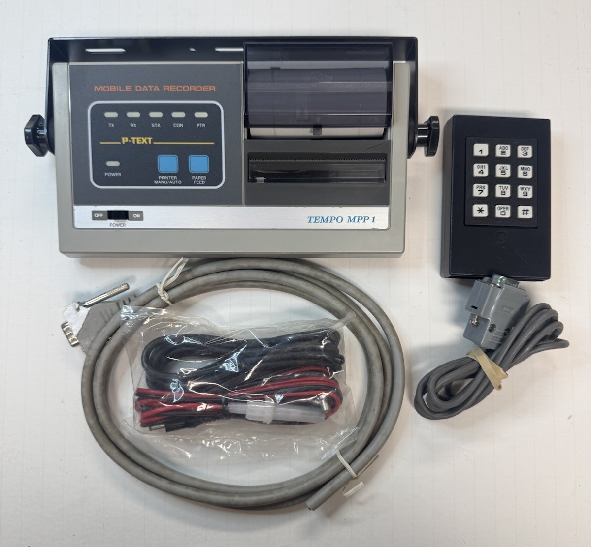 Vintage Tempo MPP-1 Mobile Packet Radio Printer / TNC- Ham Radio Communications