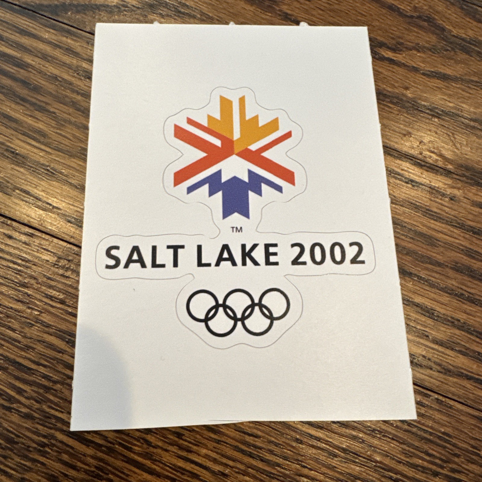 2002 Winter Games Salt Lake City Sticker 2.8\