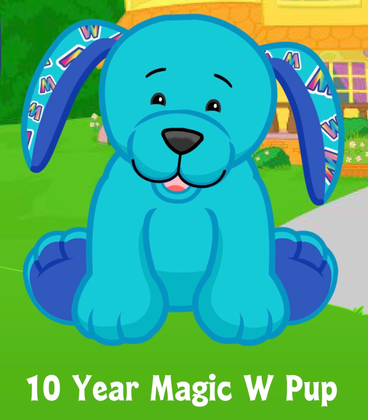 Webkinz Classic 10 Year Magic W Pup - hm803 - Virtual Adoption Code Only