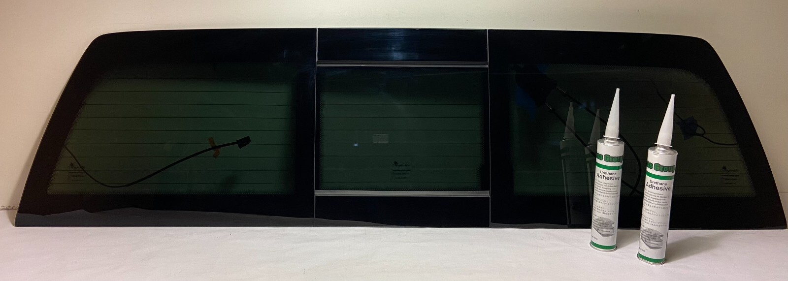 Fit 2014-2018 GMC Sierra 1500 Rear POWER Sliding Window Heated with Regulator