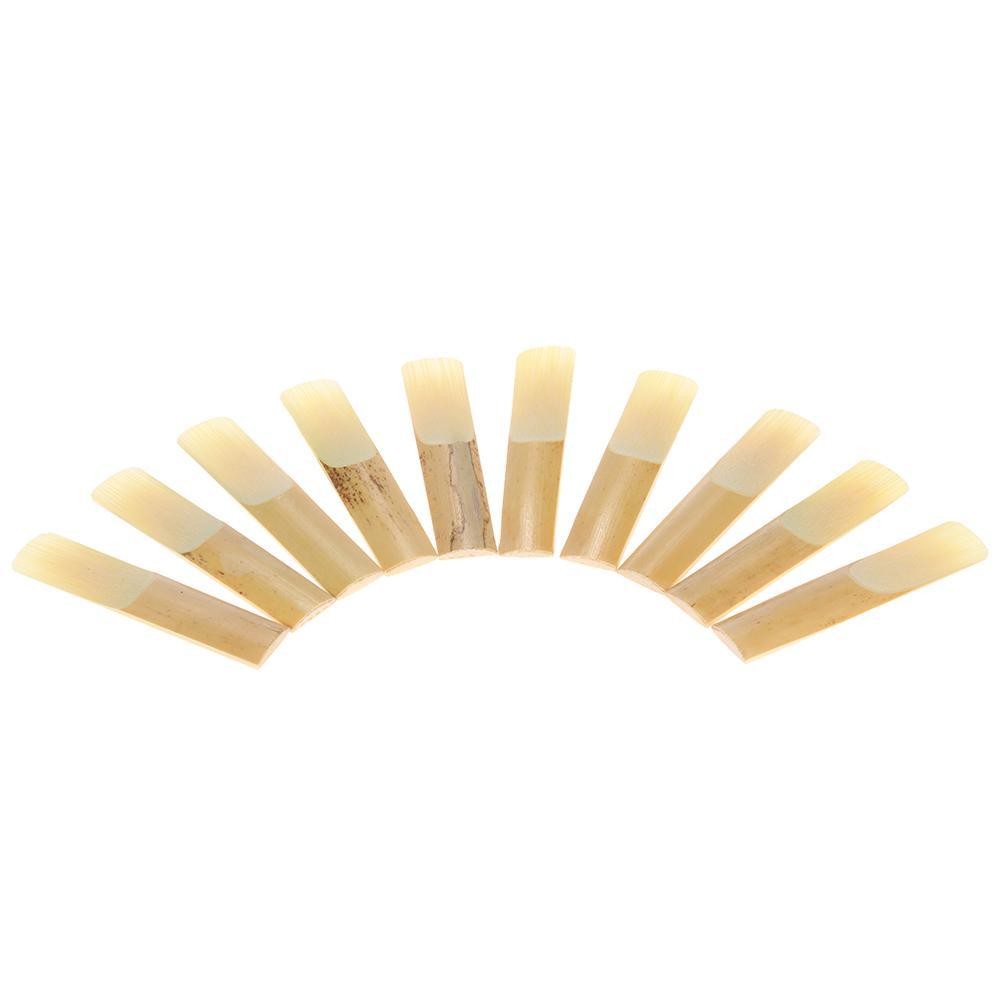 Ammoon 10-pack Pieces Strength 2.5 Bamboo Reeds For Eb Alto Saxophone Sax X5Q7 Ammoon 10-pack Pieces Strength 2.5 Bamboo Reeds For Eb Alto Saxophone Sax X5Q7