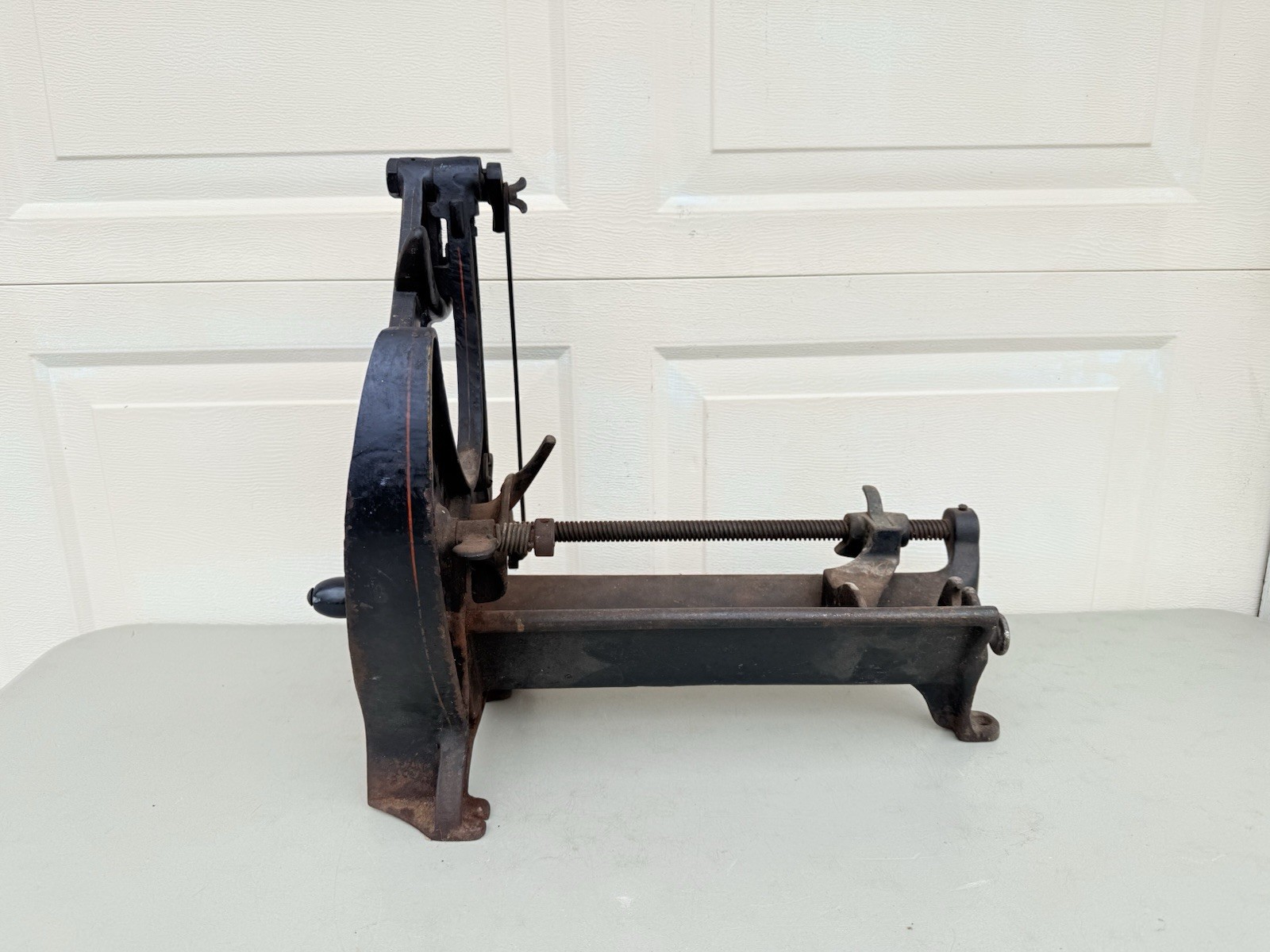 Antique c.1901 Enterprise MFG. Co. No. 23  Cast Iron Meat Slicer