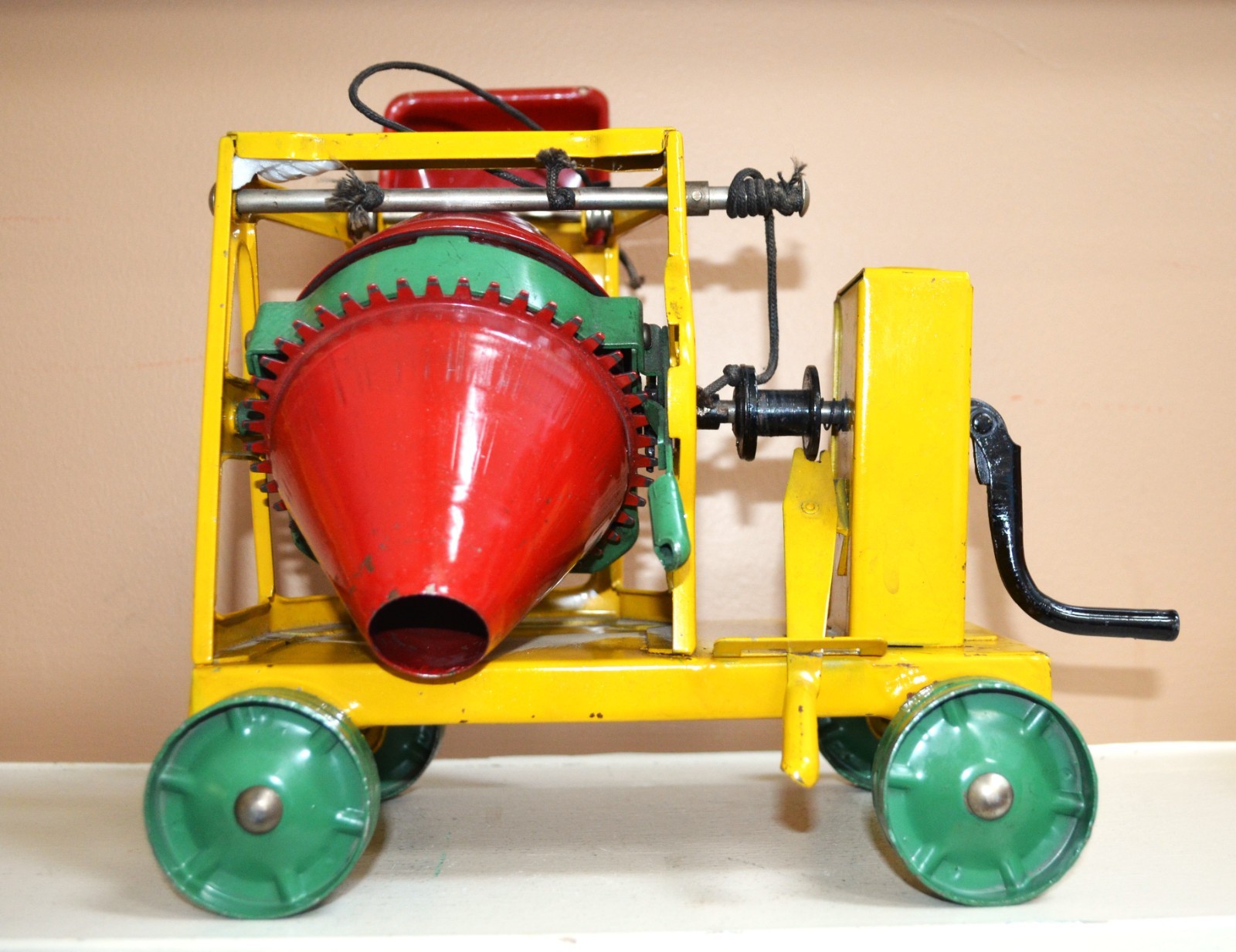 1920\'S-30\'S Buddy L Concrete Cement Mixer Near Mint Pressed Steel. All Original