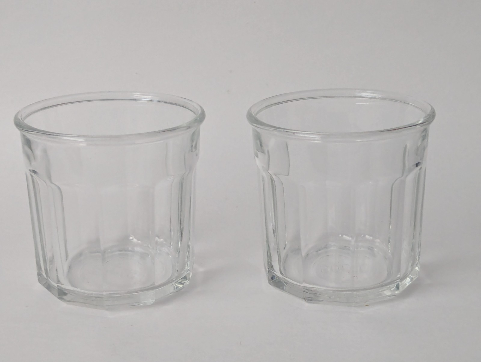 Luminarc Working Glass Collection 500ml Clear 10-panel France ~ SET OF 2