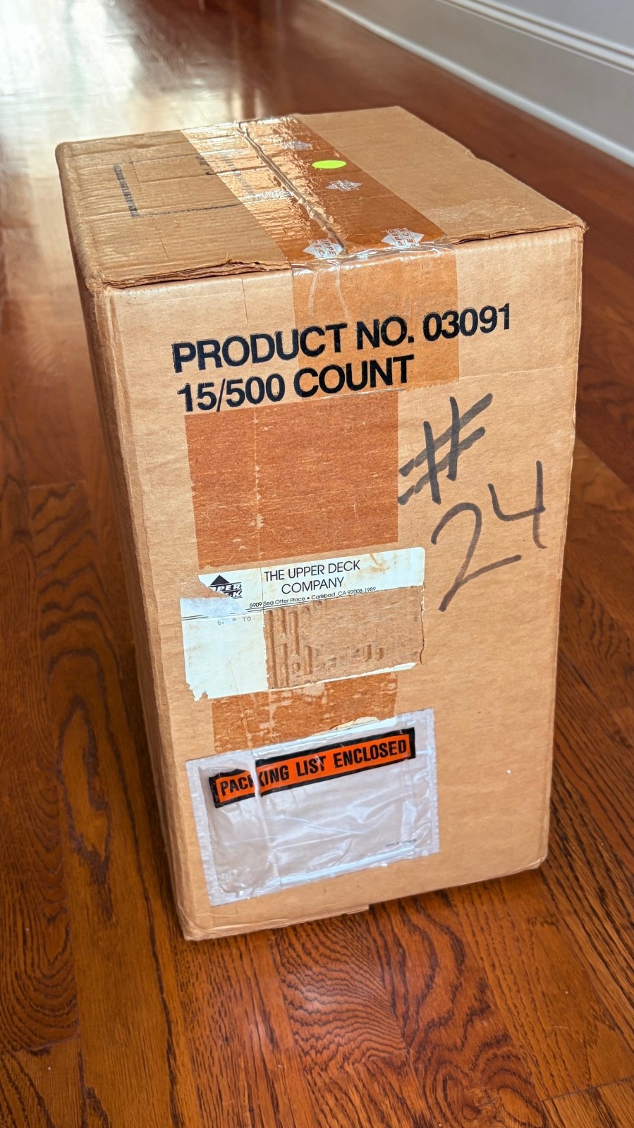 FIFTEEN MICHAEL JORDAN MINT / 1991-92 Upper Deck Basketball Factory Sealed Case