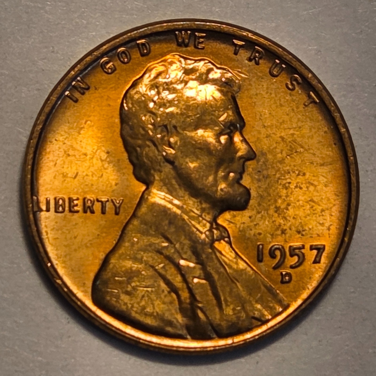 #3 GEM Business UnCirculated++ Low Mintage 1957 D Lincoln Wheat Cent #3 GEM Business UnCirculated++ Low Mintage 1957 D Lincoln Wheat Cent