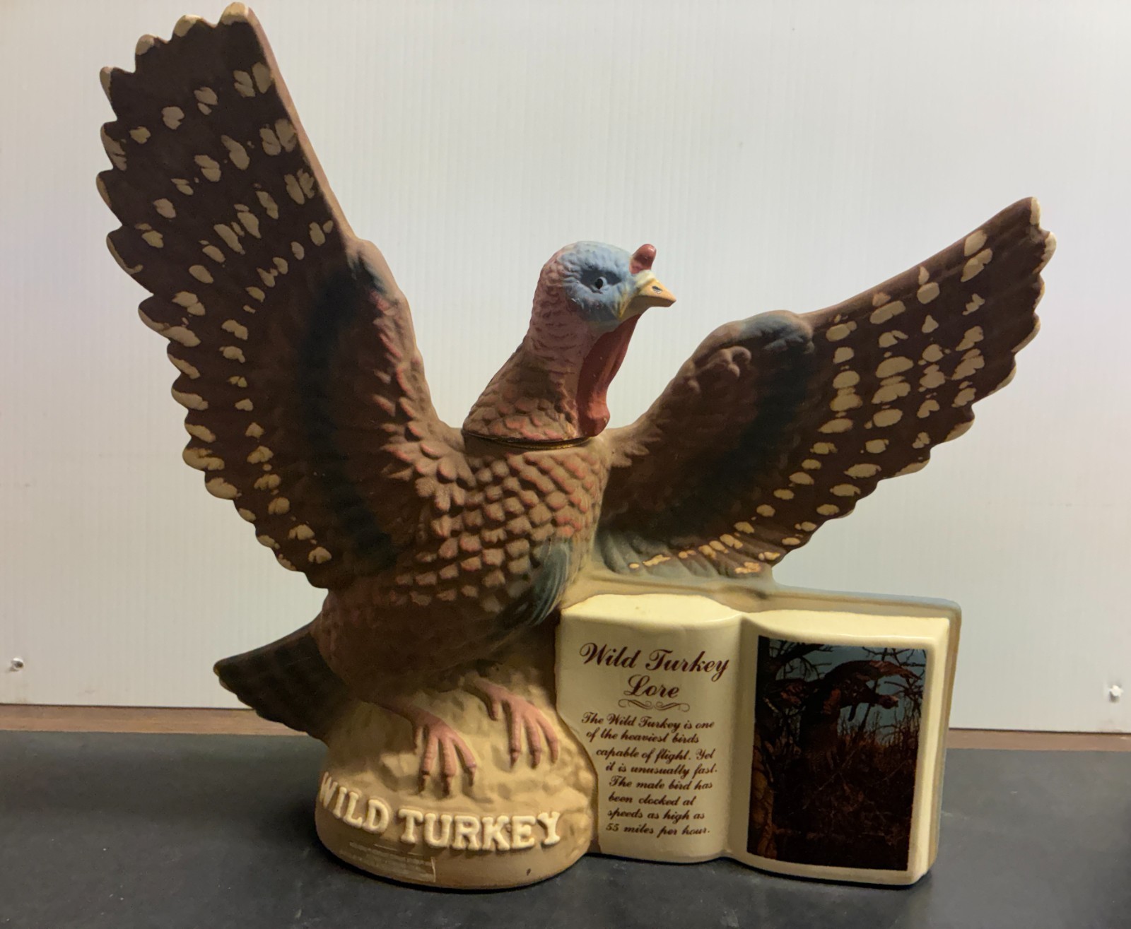 WILD TURKEY Liquor Decanter - 1979 Austin Nichols Lore Series II No. 1 - EMPTY WILD TURKEY Liquor Decanter - 1979 Austin Nichols Lore Series II No. 1 - EMPTY