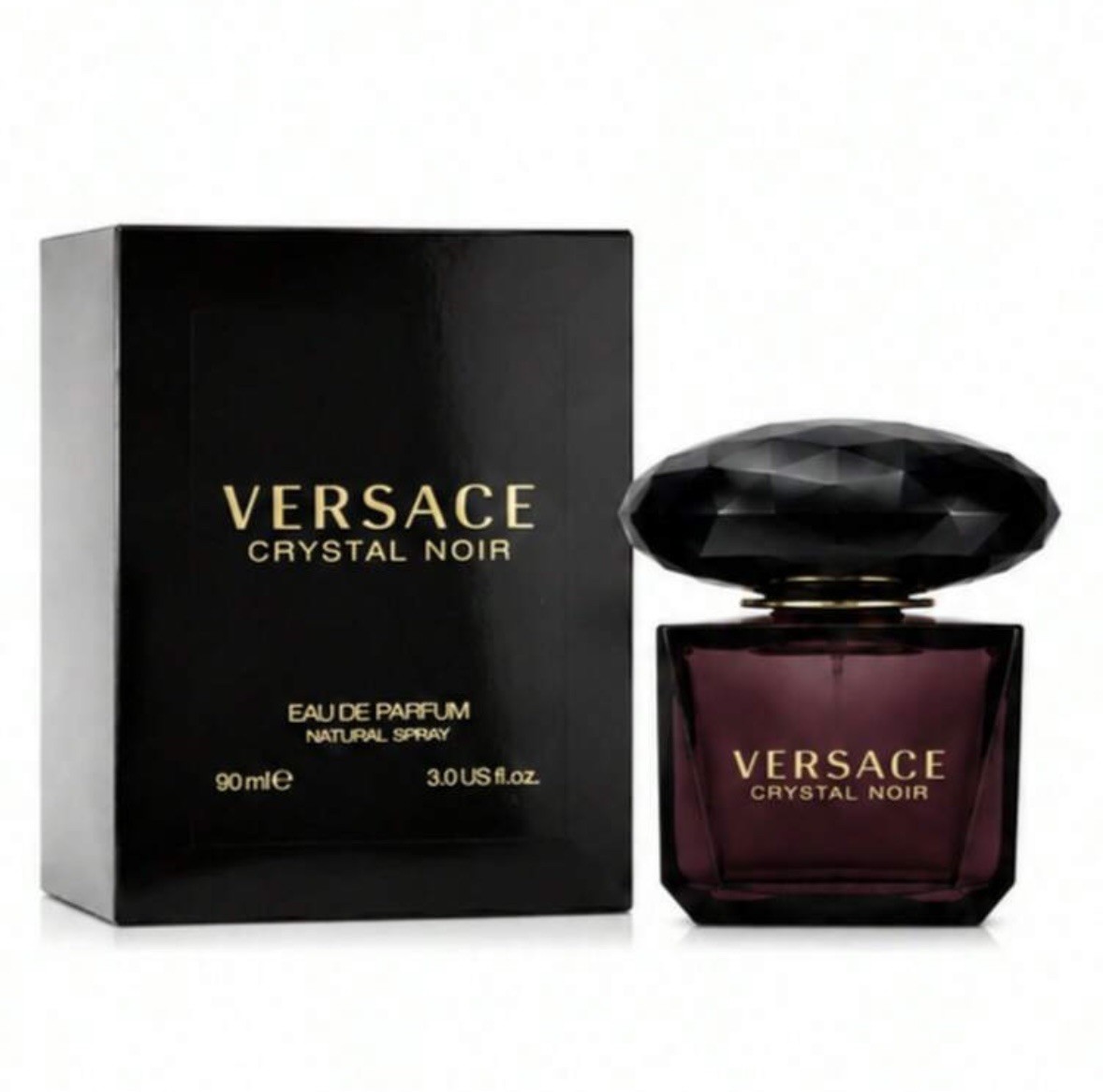 Versace Crystal Noir by Versace 3.0 oz EDP Perfume for Women New In Box Versace Crystal Noir by Versace 3.0 oz EDP Perfume for Women New In Box