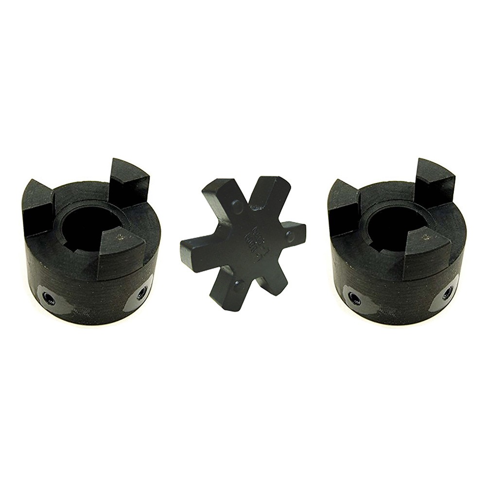 L095 Series L Jaw Coupling Set with Rubber Insert Interchanges w/ Lovejoy LO95