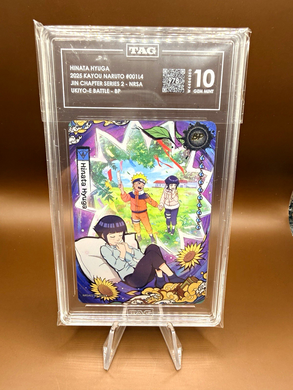 2025 Kayou Naruto Jin Chapter Series 2 Hinata Hyuga BP NRSA02-BP-001L4 TAG 10 2025 Kayou Naruto Jin Chapter Series 2 Hinata Hyuga BP NRSA02-BP-001L4 TAG 10