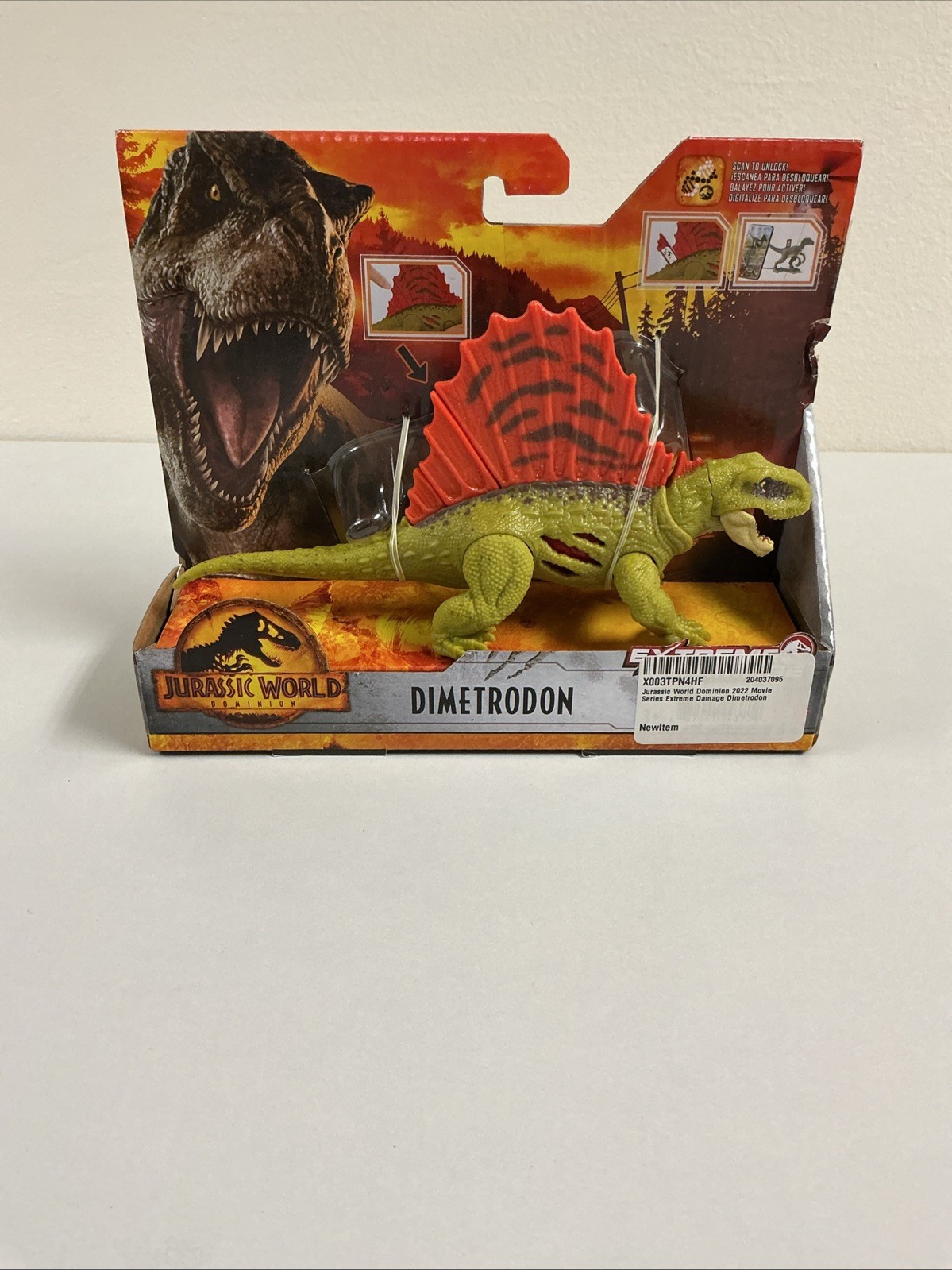 Jurassic World Dominion Extreme Damage Dimetrodon Dinosaur Action Figure G83