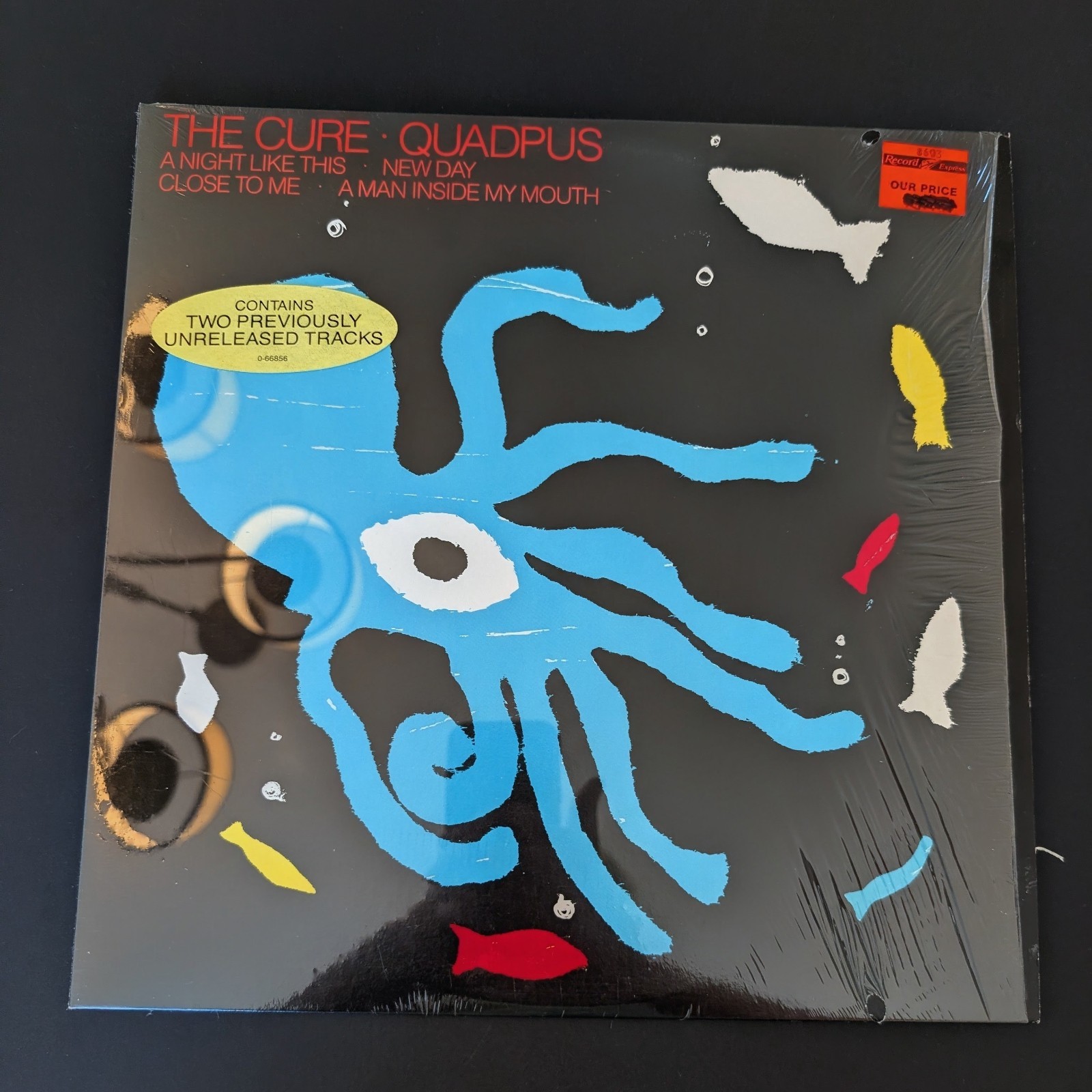 THE CURE - Quadpus 1985/1986 Vinyl EP 4 Track - Elektra SRC Pressing NM/NM-