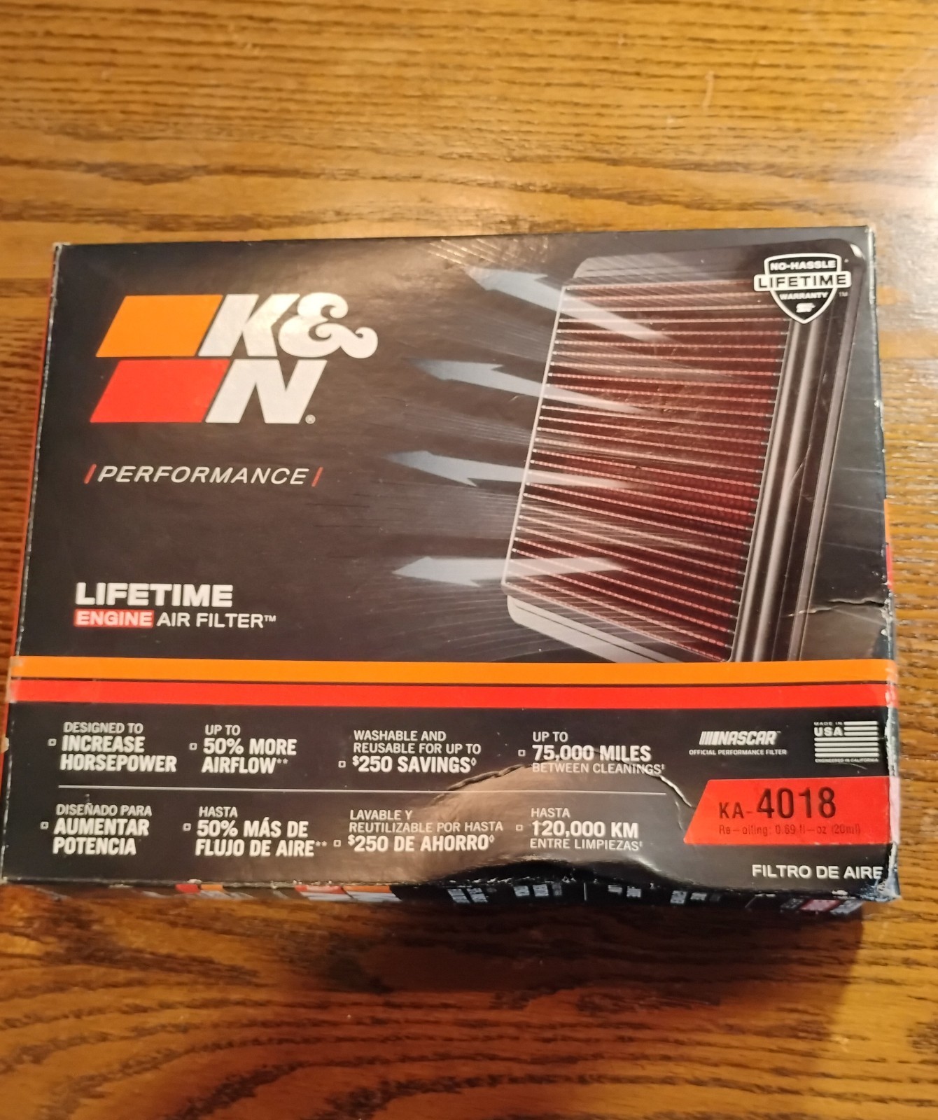 K & N Engineering KA4018 Filters - Air Filter