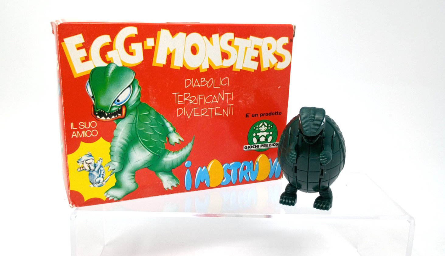 Vintage Bandai Egg Monsters GAMERA Mostruovi Giochi Preziosi *Incomplete*