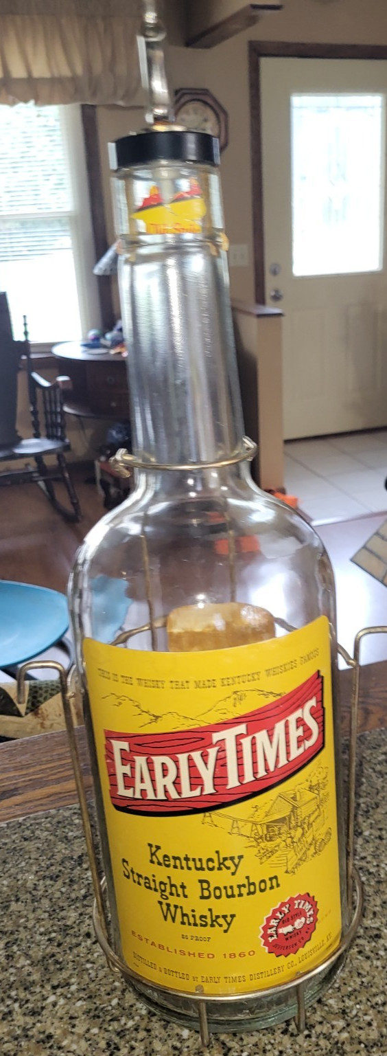 Early Times Gallon Whiskey Display Bottle