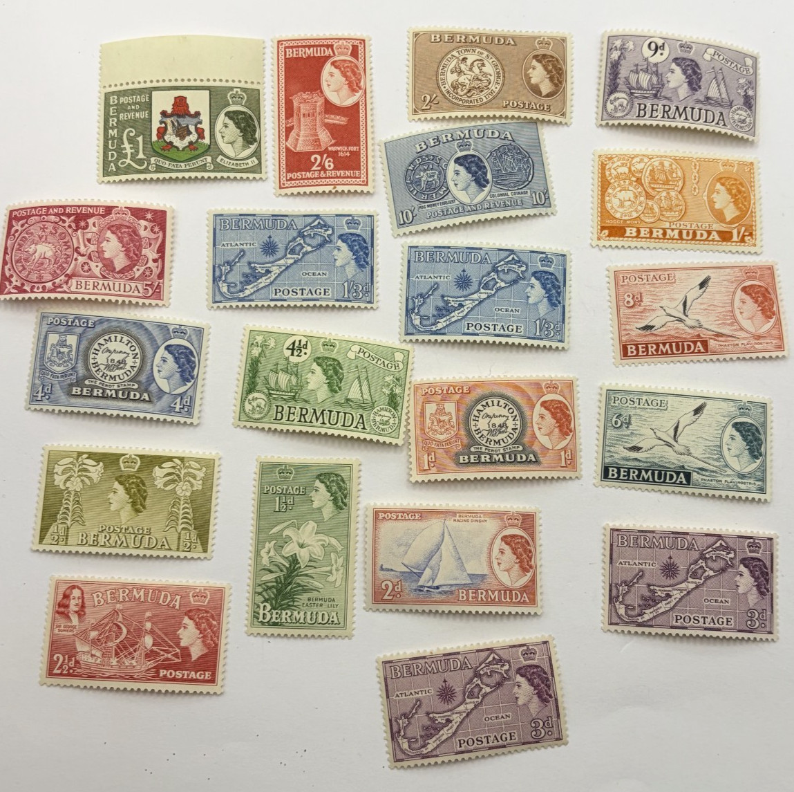 BERMUDA STAMP # 143 - 162 MNH COMPLETE SET BERMUDA STAMP # 143 - 162 MNH COMPLETE SET