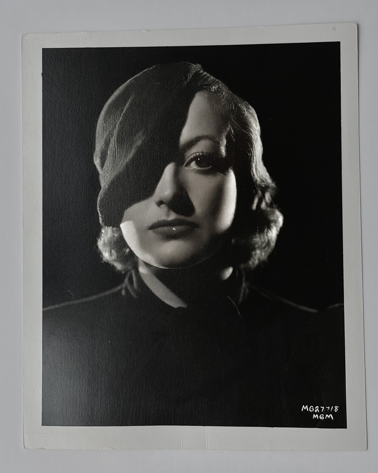 Joan Crawford Vintage DBW Silver Gelatin Photograph By Clarence Sinclair Bull