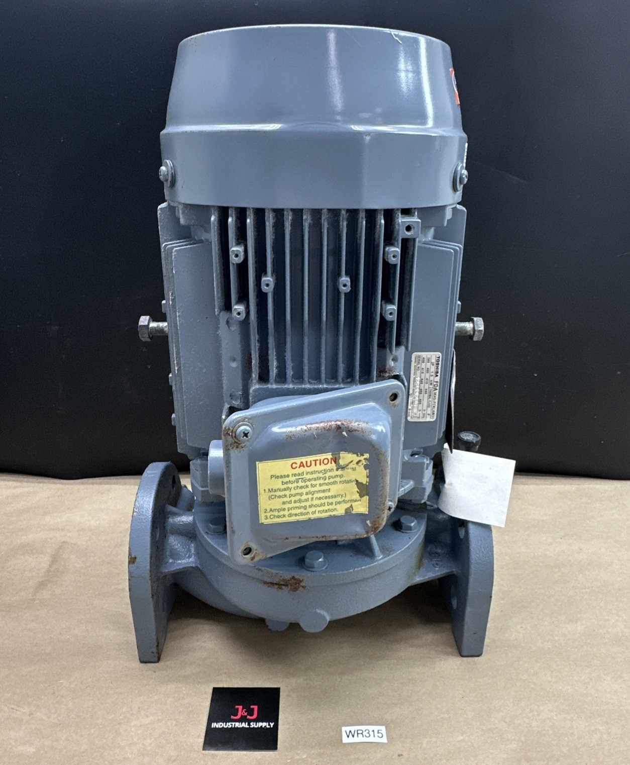 EBARA PUMP (No Pump Tag) / Toshiba 2P 1.5kW FDA IKH3-FCKLAW21 || NOS - WARRANTY
