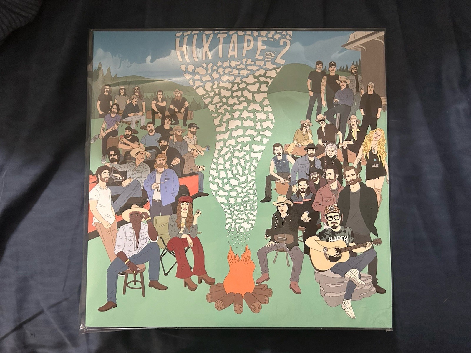 Hixtape Vol. 2 LP Like New Hardy Lainey Wilson etc. Clear LP