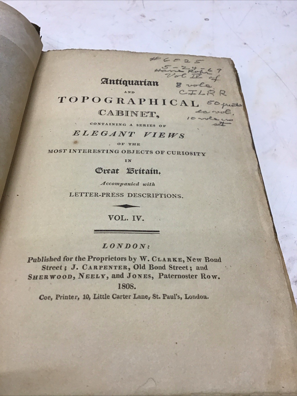1808 Antiquarian&Topographical Cabinet Elegant Views Great Britain 50 Engravings