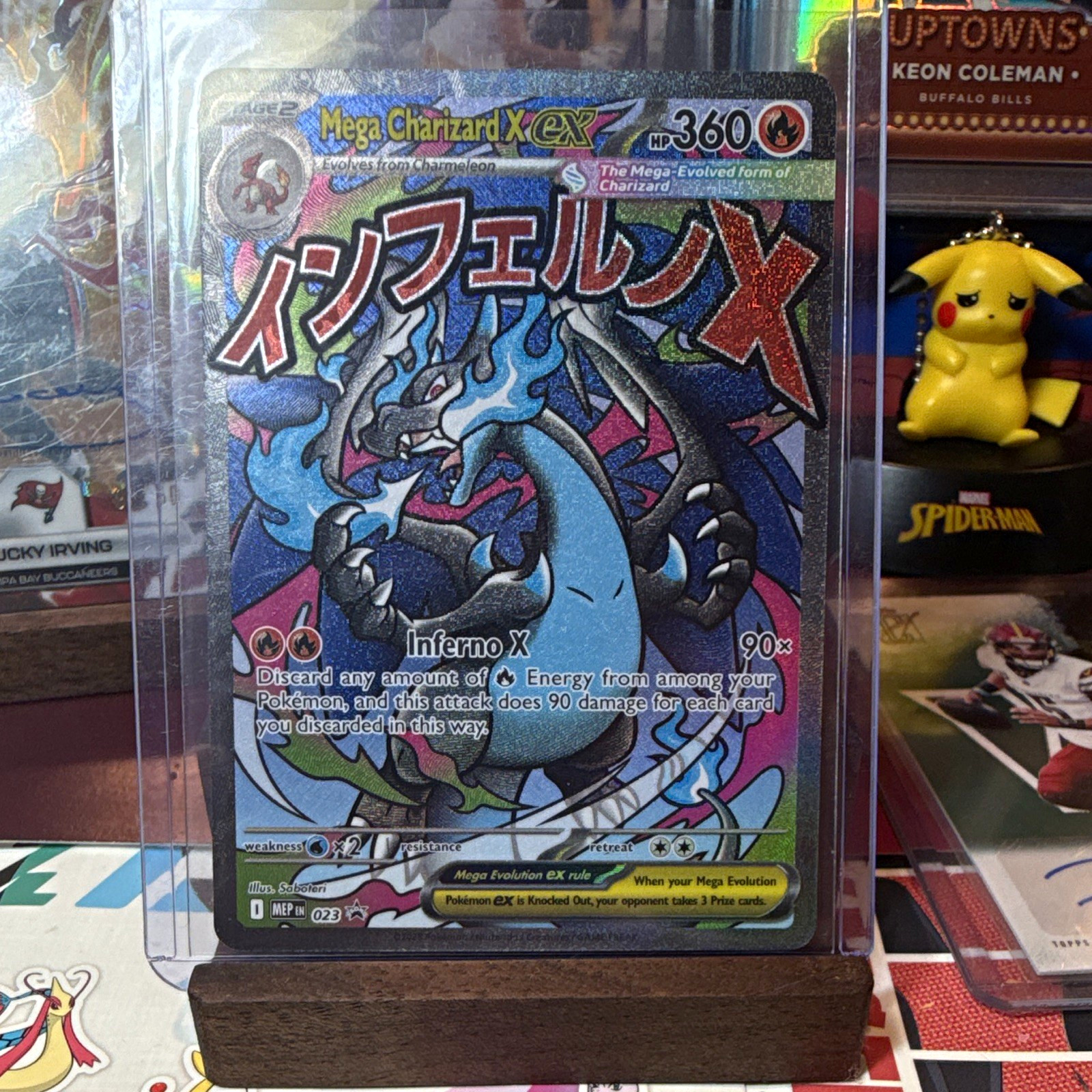 Pokémon TCG Me: Mega Evolution Promo Mega Charizard X EX #023 Promo Holo FA Pokémon TCG Me: Mega Evolution Promo Mega Charizard X EX #023 Promo Holo FA