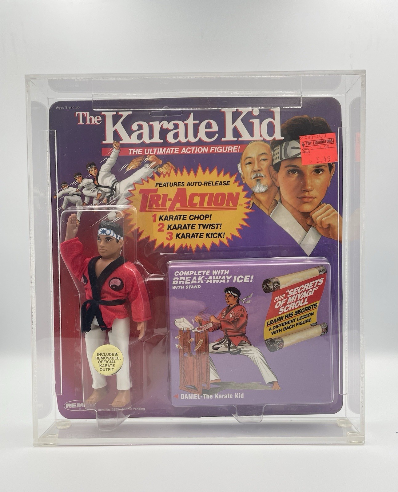 1986 Remco Daniel LaRusso Karate Kid Sealed MOC New UNPUNCHED